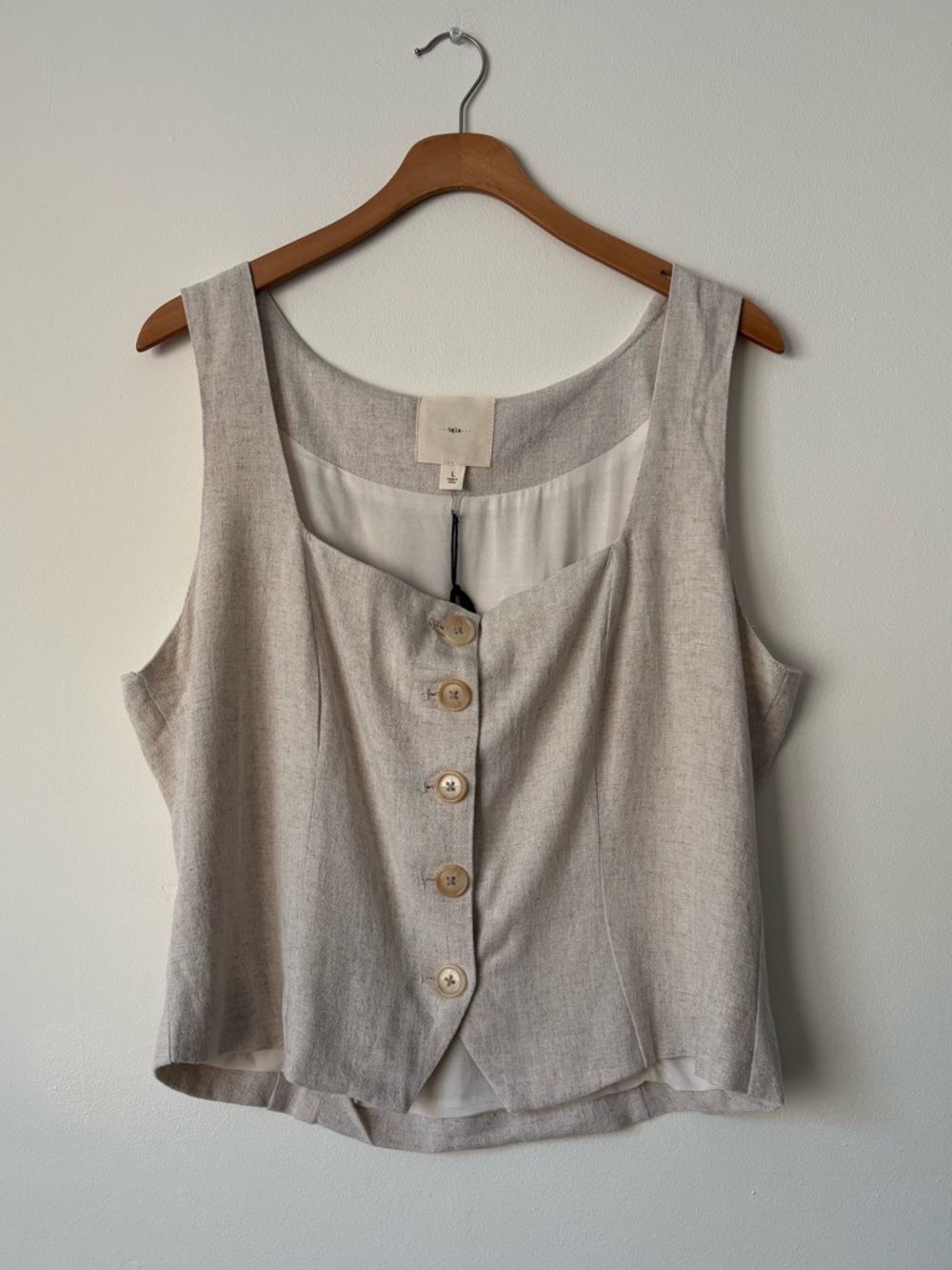 Francesca’s Tammi Linen Vest